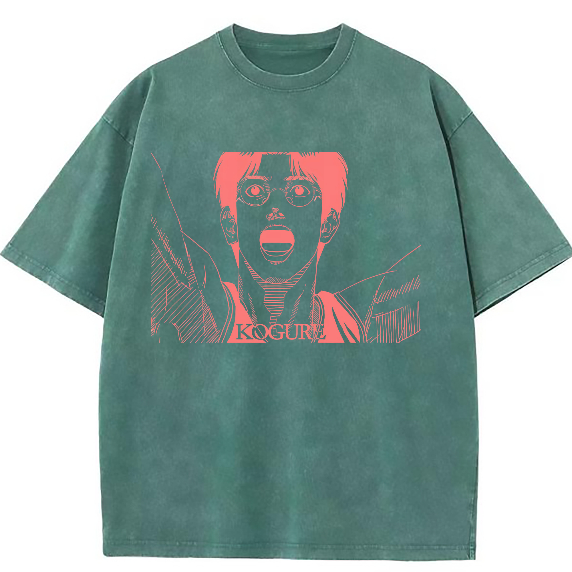 （画像用） SLAM DUNK／スラムダンク 綿100% ヴィンテージ風 半袖Tシャツ（フロントプリント）